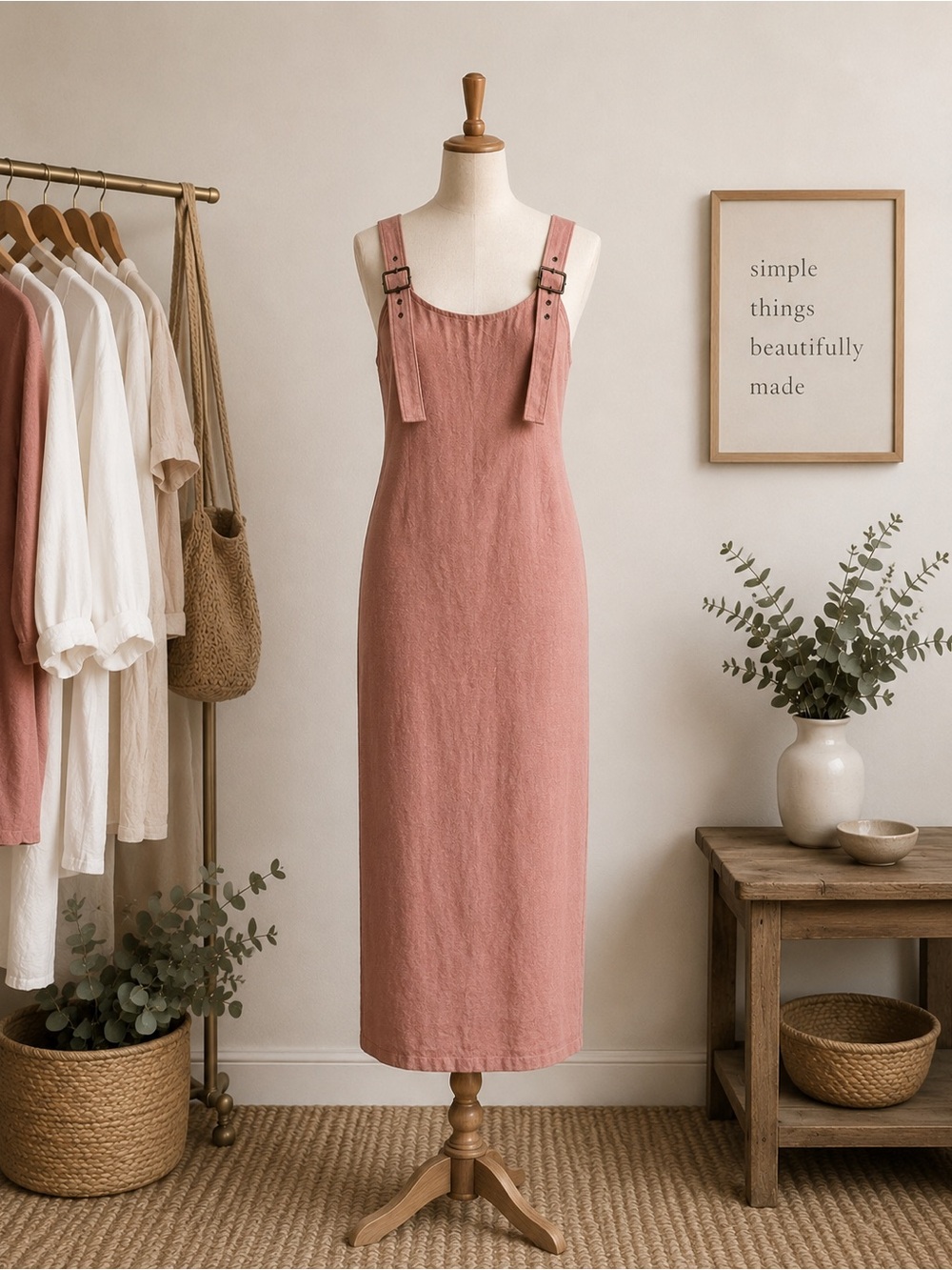 Dusty Rose Color  Dress